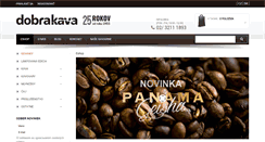 Desktop Screenshot of dobrakava.eu